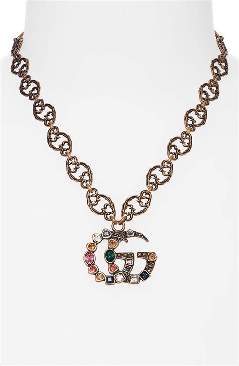 gucci double g necklace